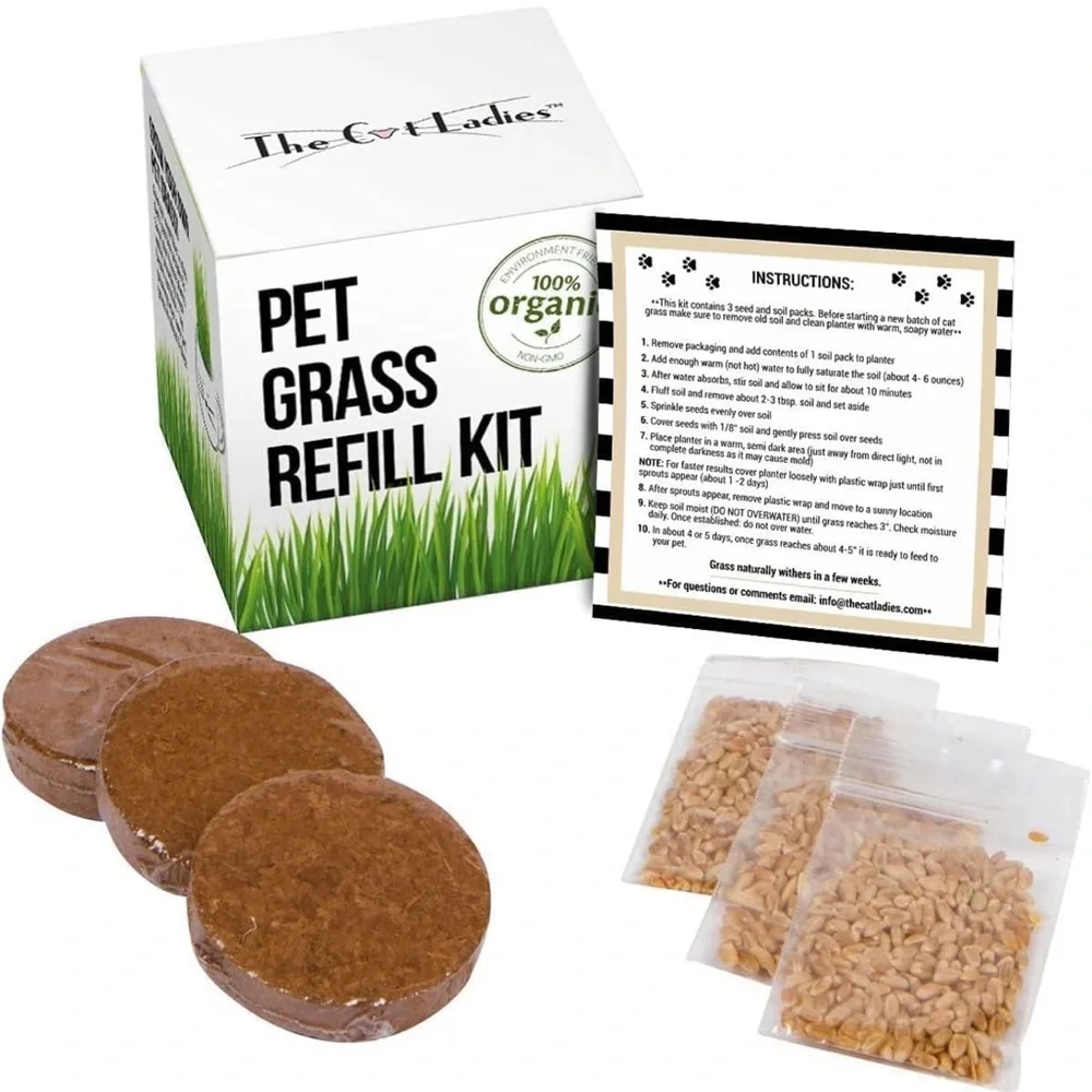 Organic Pet Grass Refill Kit